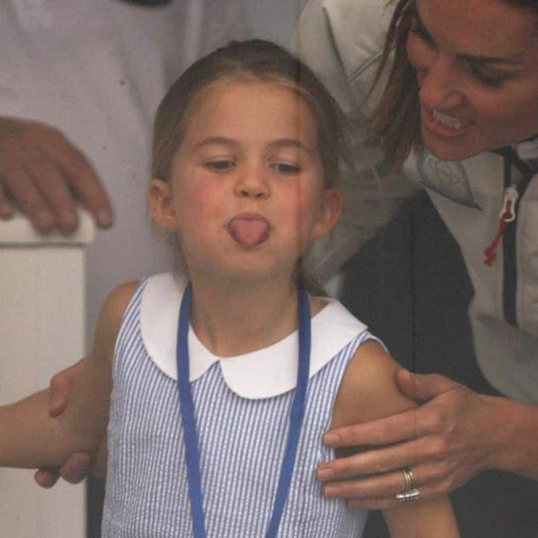 The cheeky royal stole the show at the King's Cup