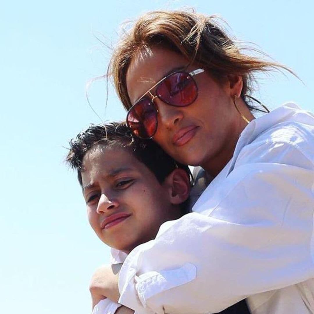 JLo and Marc Anthony’s son Max sings his heart out centerstage!