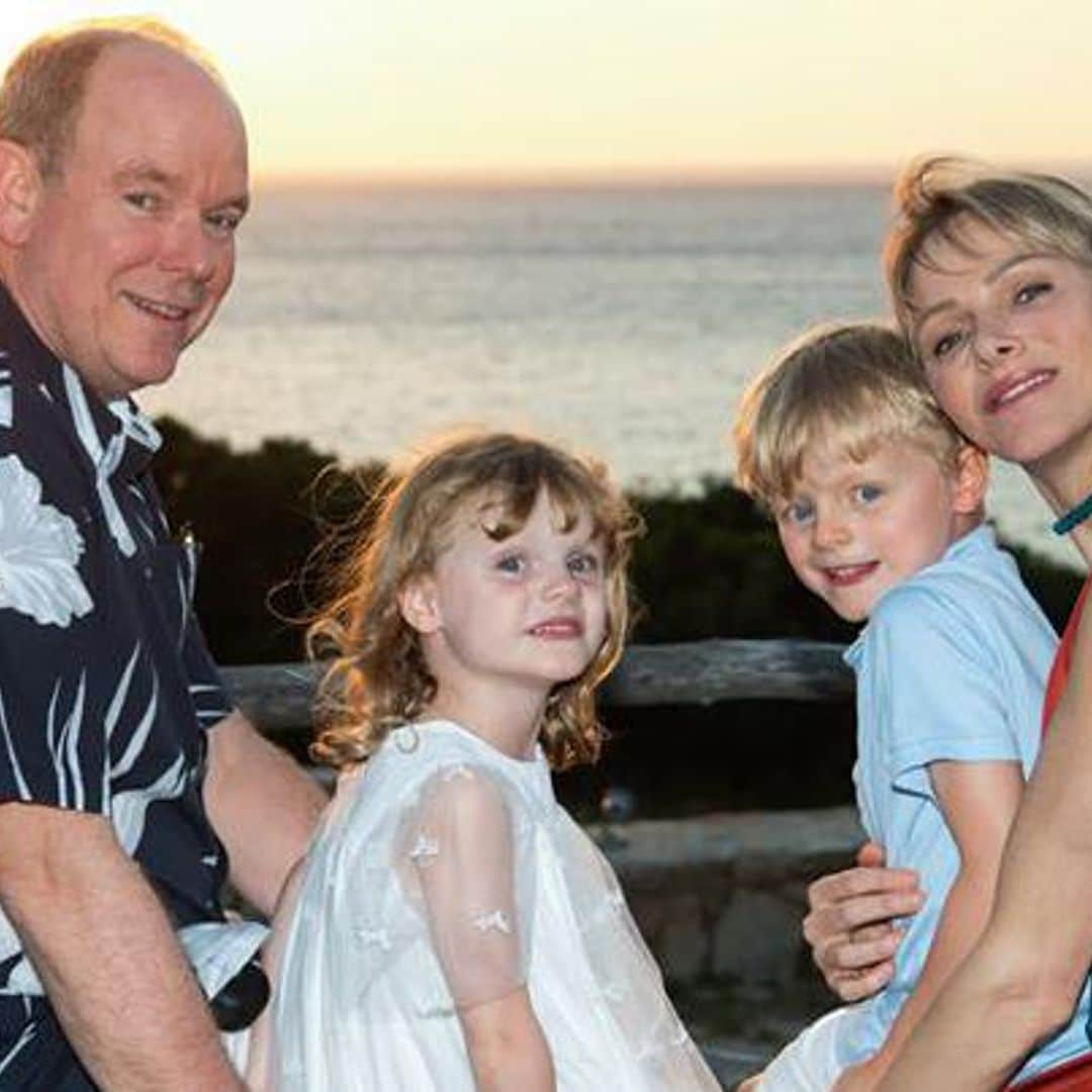 Monaco royals include twins Prince Jacques and Princess Gabriella in anniversary celebration