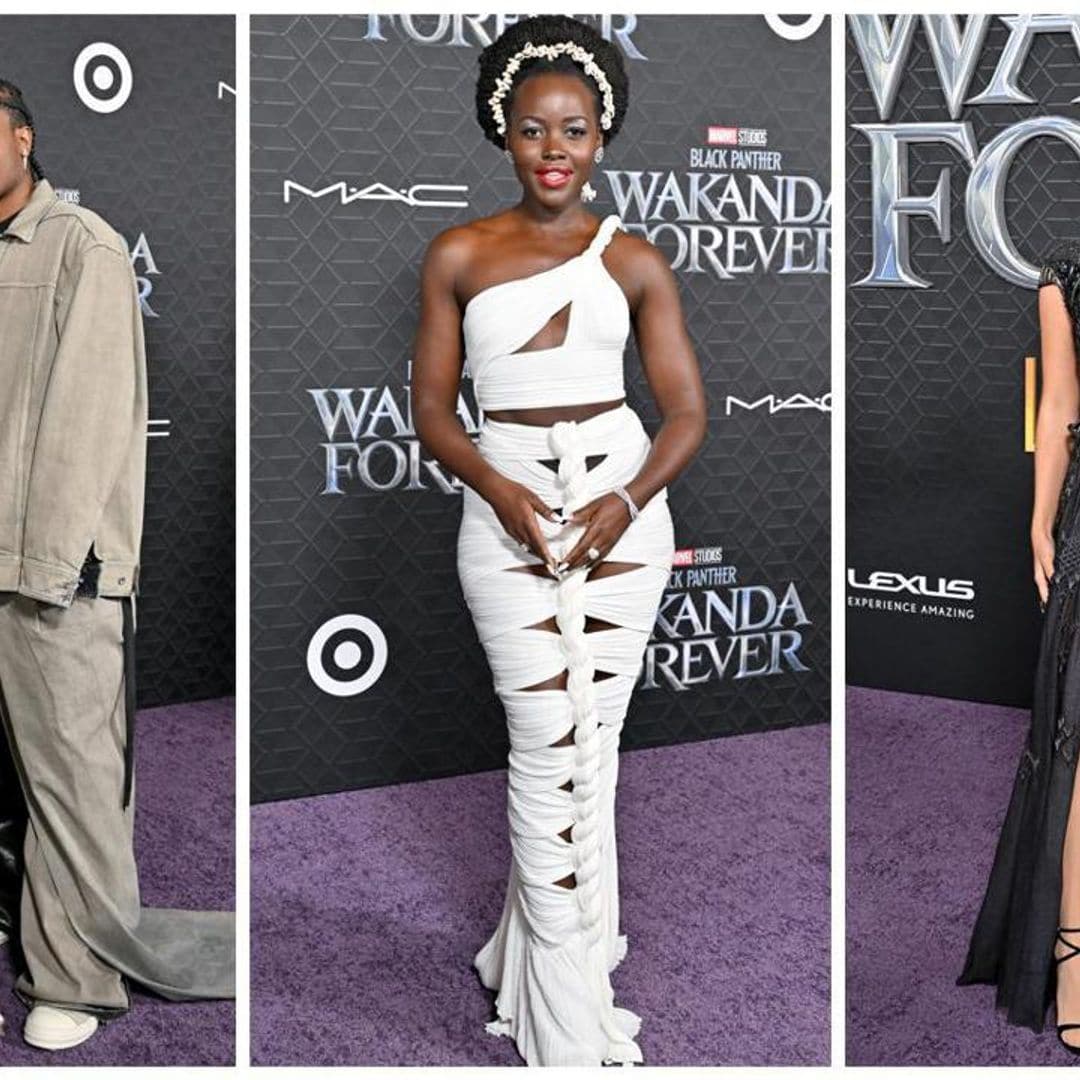 Lupita Nyong’o, Rihanna, and more stun in Black Panther 2 premiere