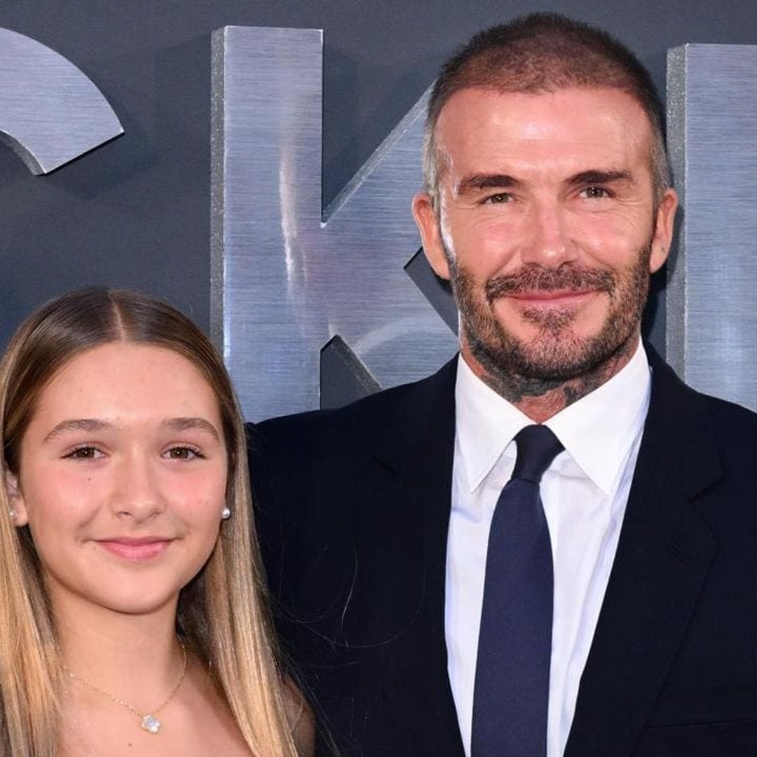 David Beckham shares a photo of himself farming with his daughter Harper