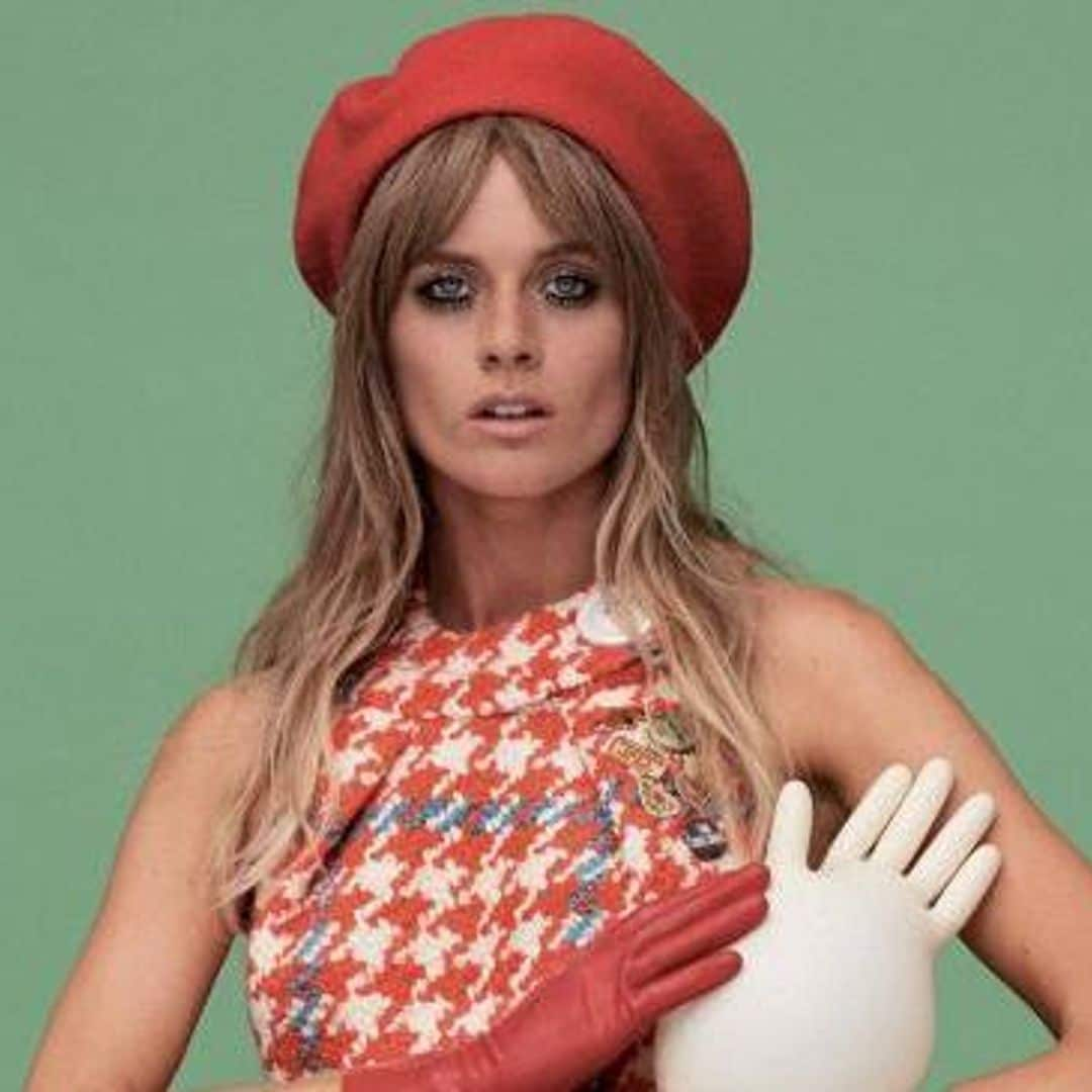 Cressida Bonas stuns in Twiggy inspired fashion shoot