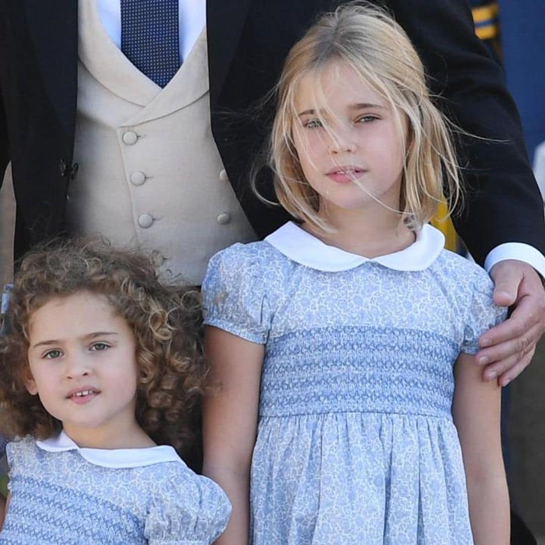 Sisters Princess Leonore and Princess Adrienne twin out in Florida