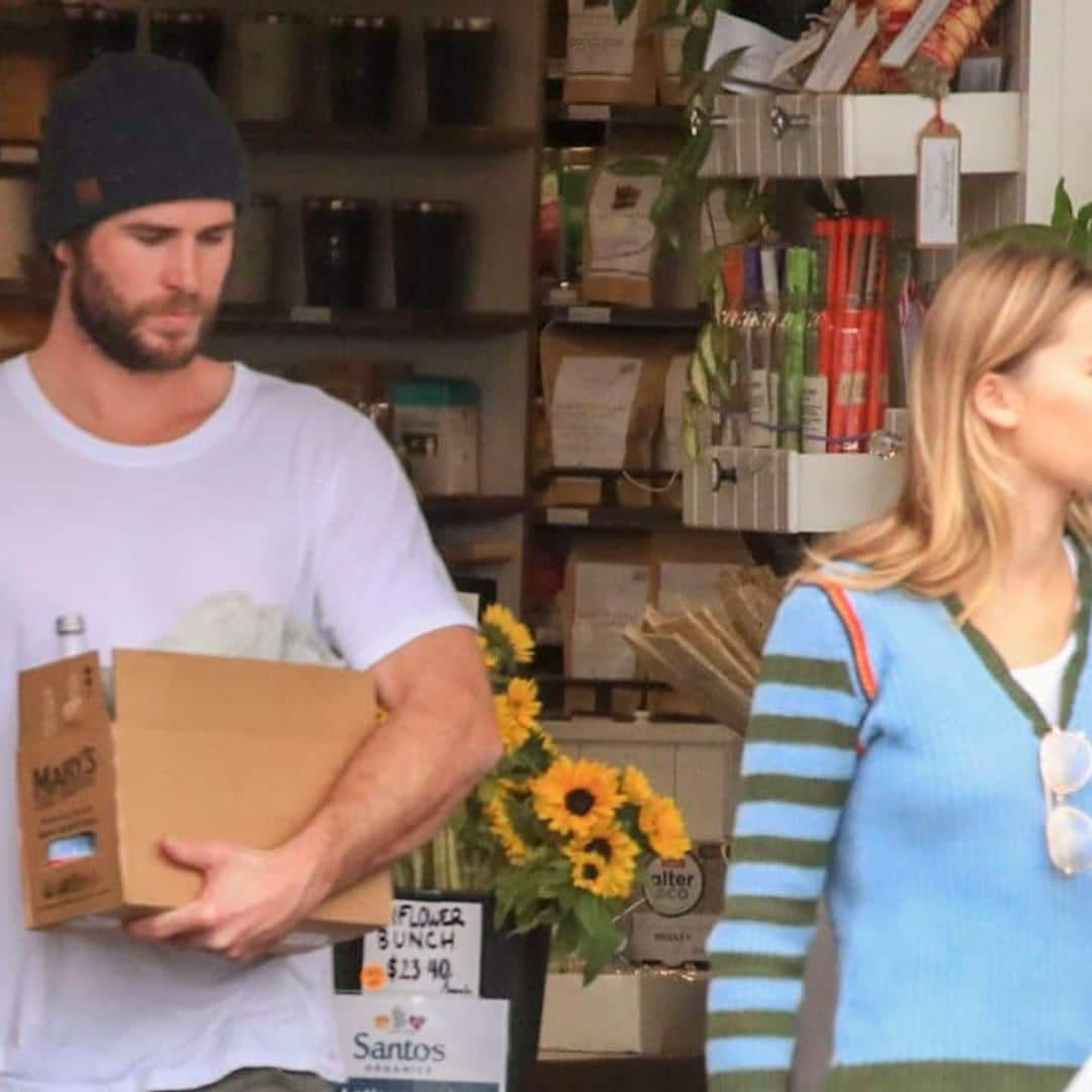 Liam Hemsworth went grocery shopping with model girlfriend Gabriella Brooks