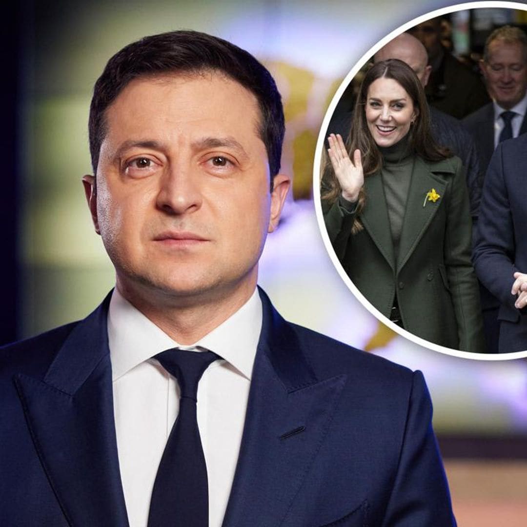 Ukrainian President Zelensky is ‘grateful’ for Prince William and Kate’s support