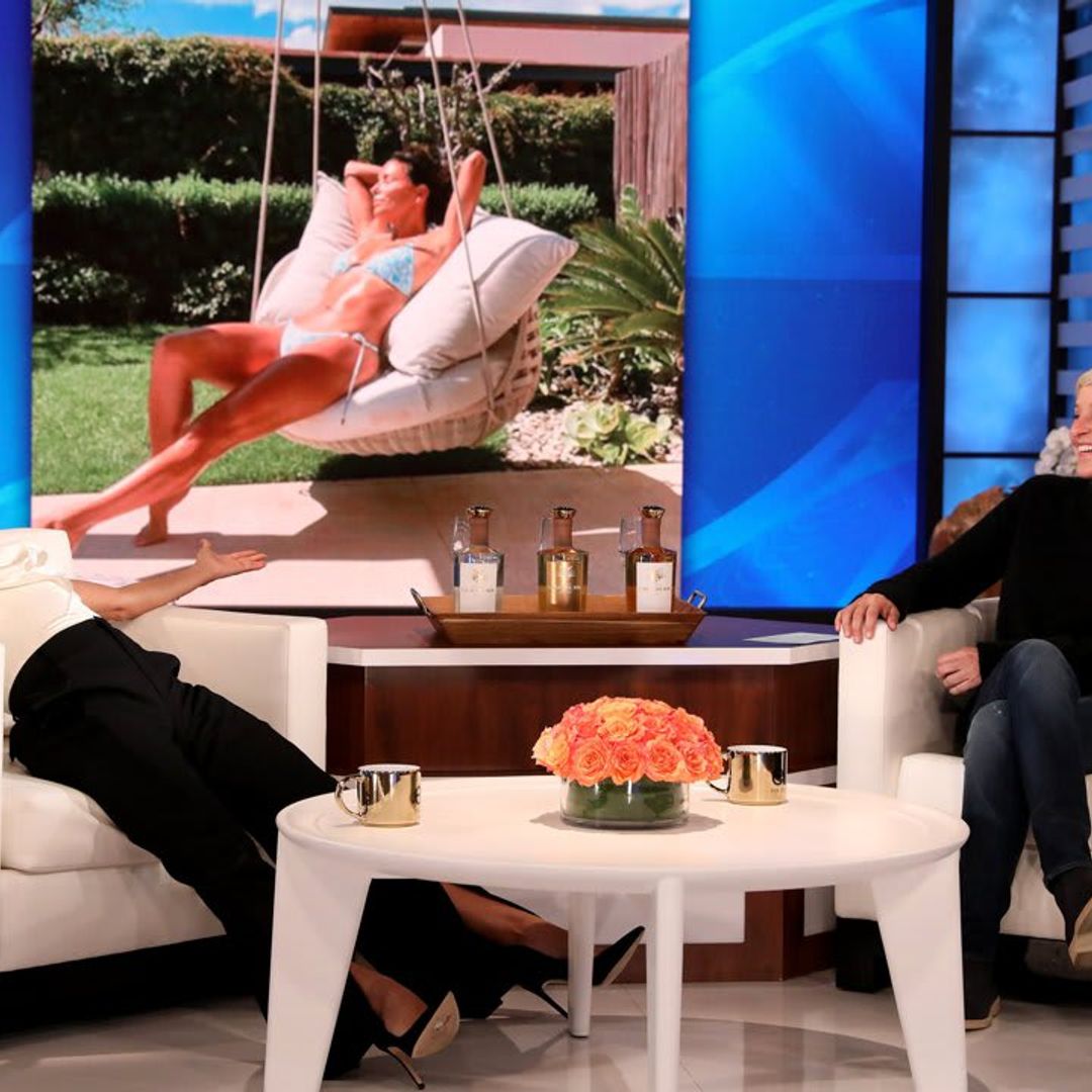 Eva Longoria teaches Ellen DeGeneres how to appreciate tequila