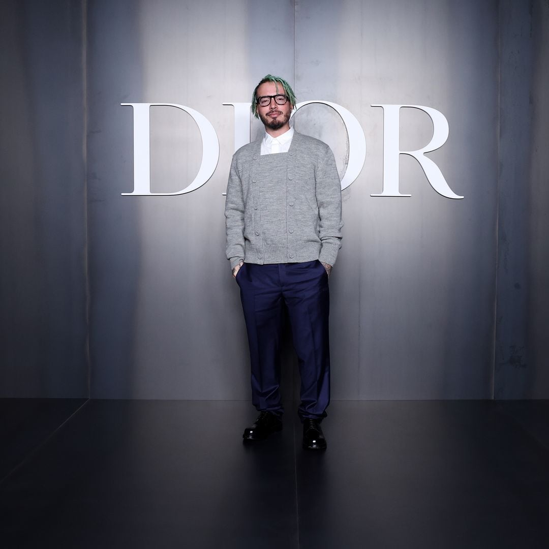 J Balvin attends the Dior Homme Menswear Fall-Winter 2025/2026 show as part of Paris Fashion Week on January 24, 2025 in Paris.