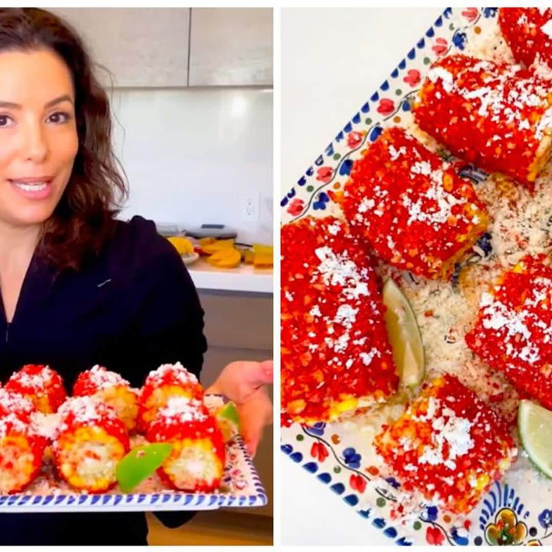 Need a last-minute Thanksgiving side? Make Eva Longoria’s Flamin’ Hot Cheeto Elote