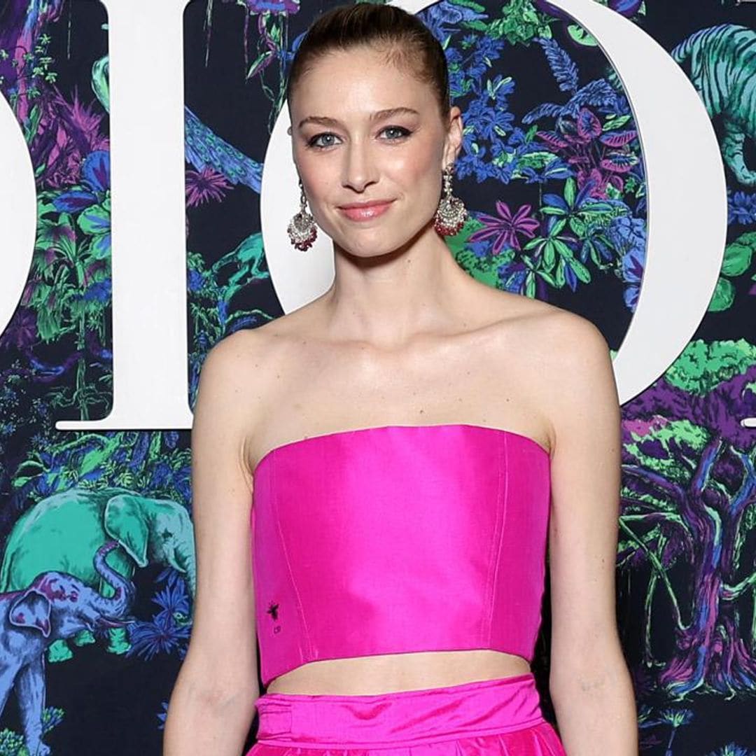 Beatrice Borromeo stuns in hot pink two-piece set in Mumbai