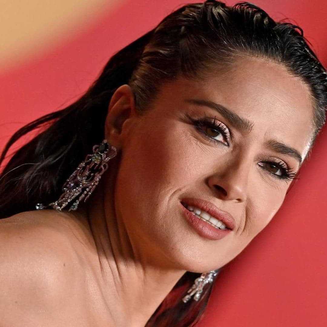 Salma Hayek sizzles in blue bikini and gets Kim Kardashian and Jessica Alba’s attention