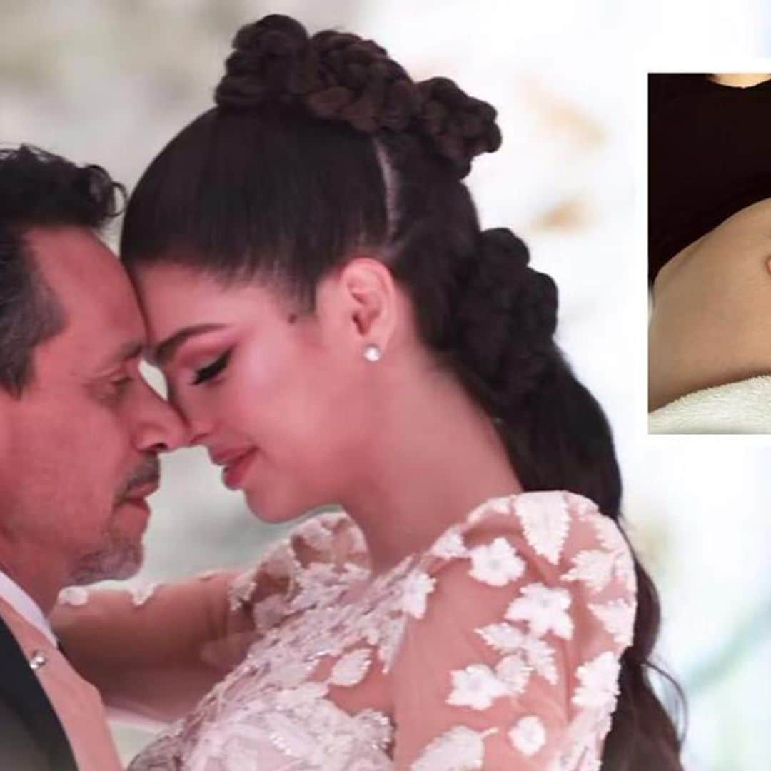 Nadia Ferreira and Marc Anthony confirm pregnancy on Valentine’s Day