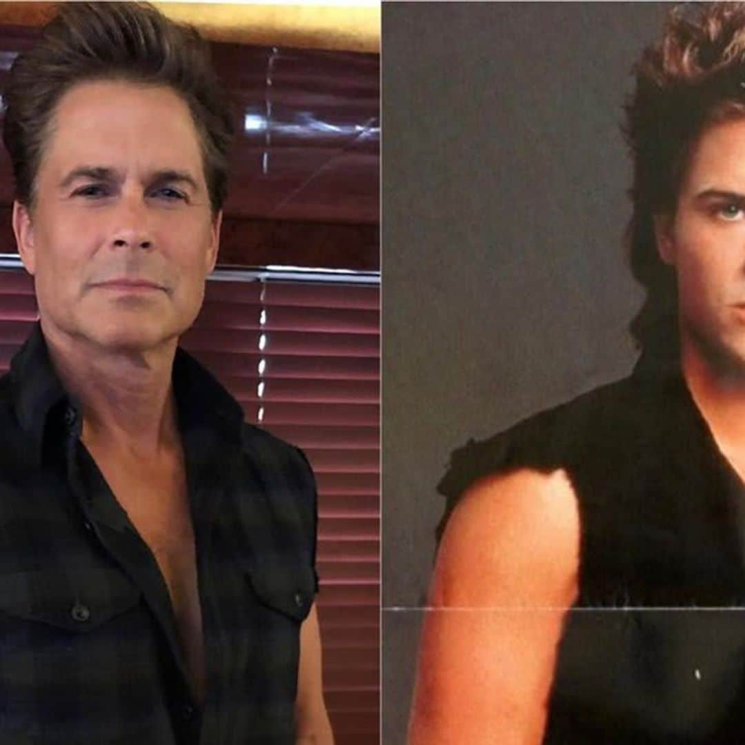 Rob Lowe’s son John roasts his then and now sleeveless vest pics