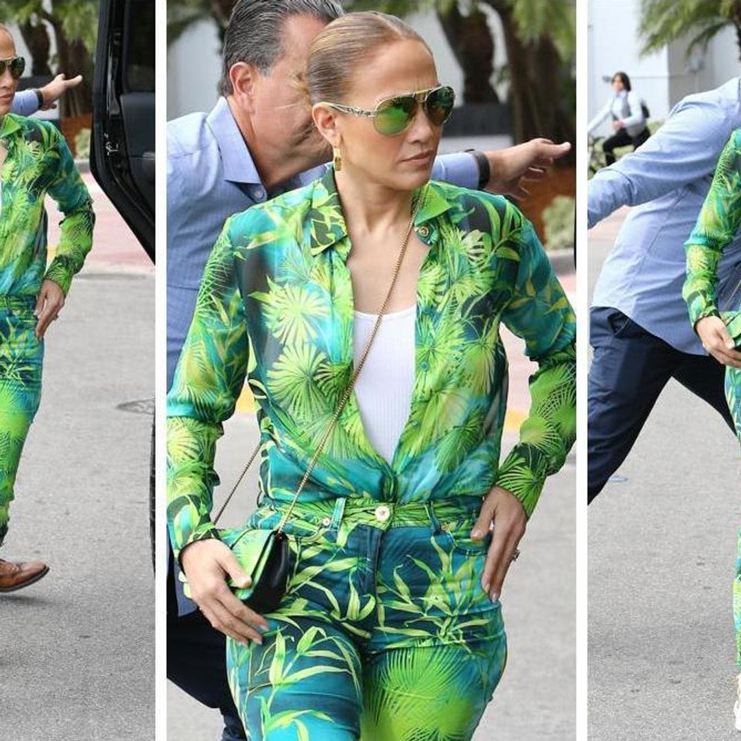 Jennifer Lopez gives us a sporty version of her most iconic look