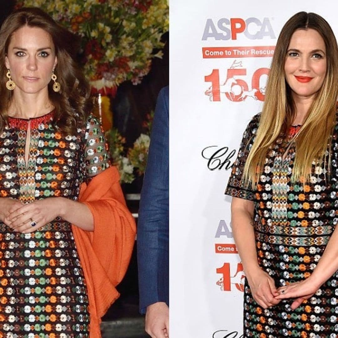 Kate Middleton and Drew Barrymore wear same dress — on same day!