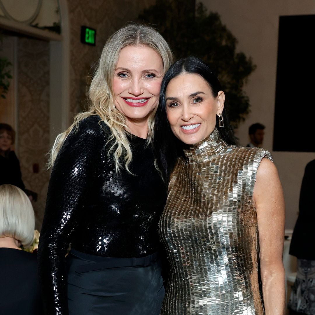 Cameron Diaz and Demi Moore have a stunning Charlie's Angels reunion