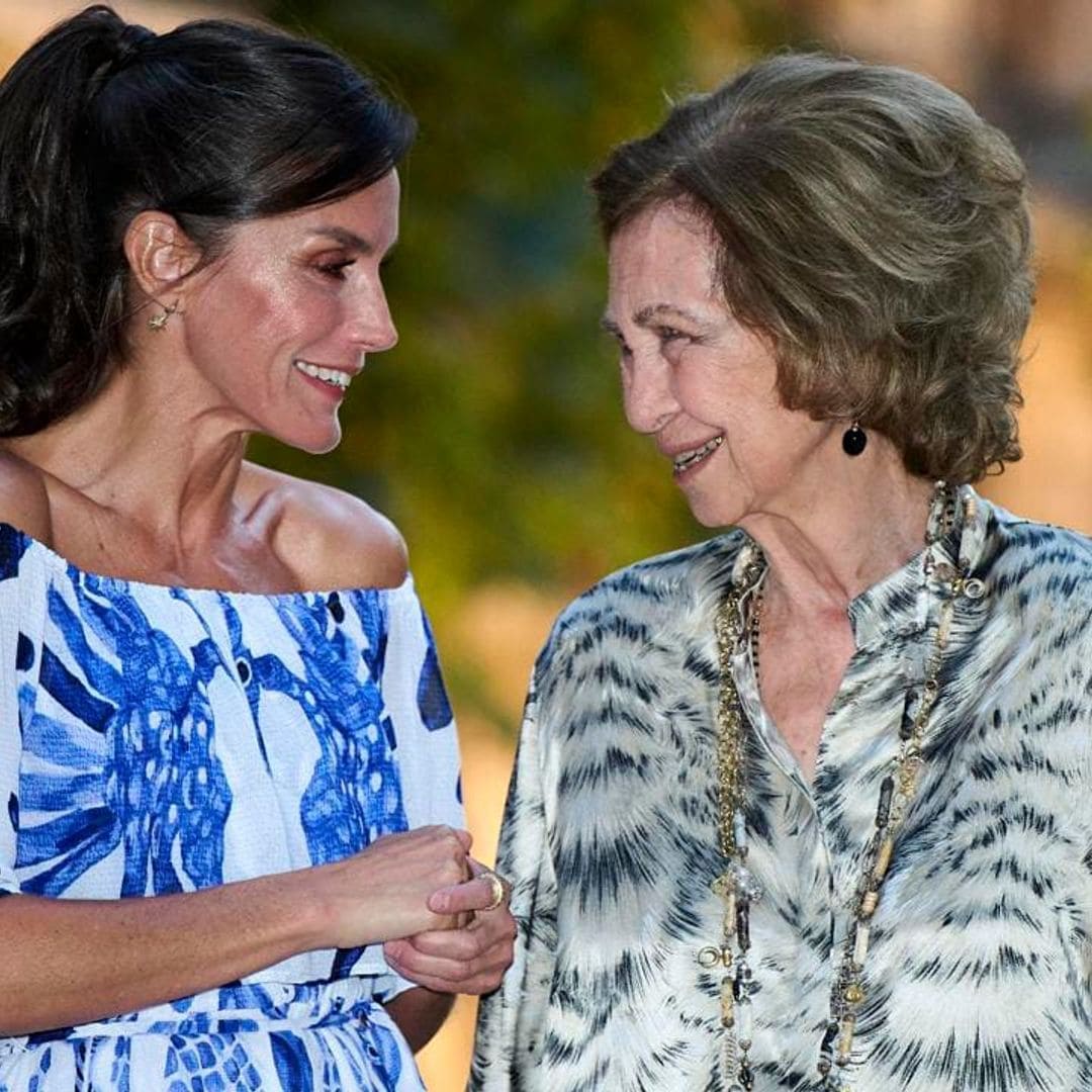 Queen Letizia wears special necklace given to her by mother-in-law