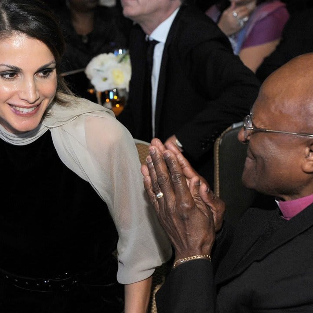 Queen Rania of Jordan pays tribute to Archbishop Desmond Tutu