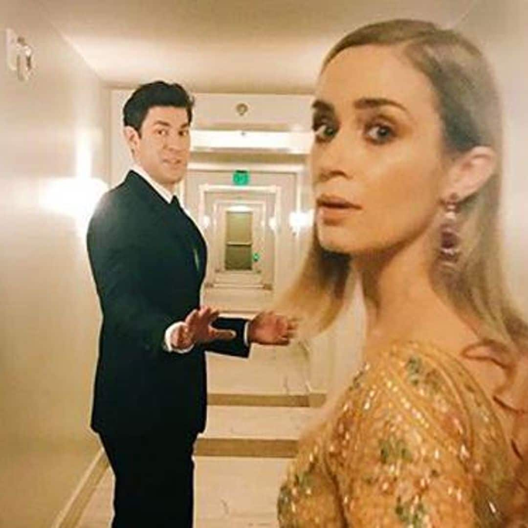 John Krasinski admits he was “full stalker status” when he met wife Emily Blunt