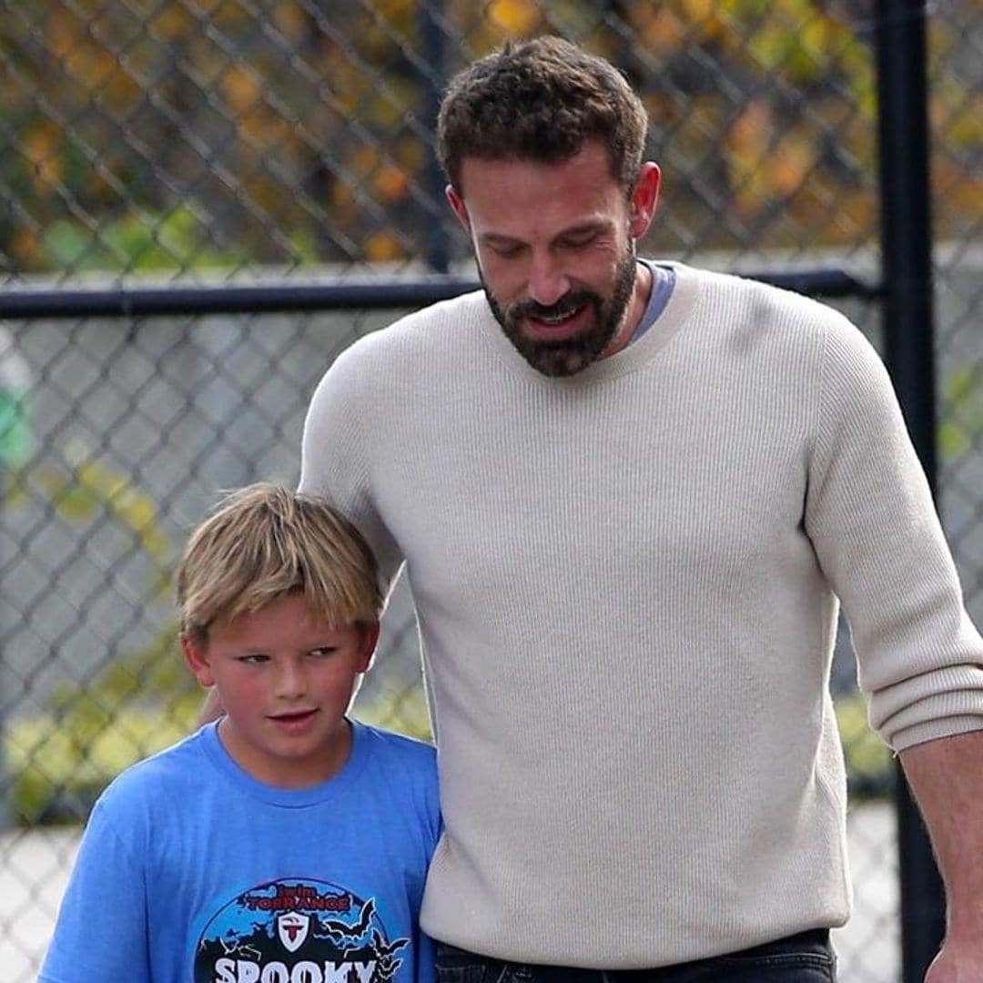 Ben Affleck and Samuel enjoy an amicable daddy-and-me basketball match [PHOTOS]