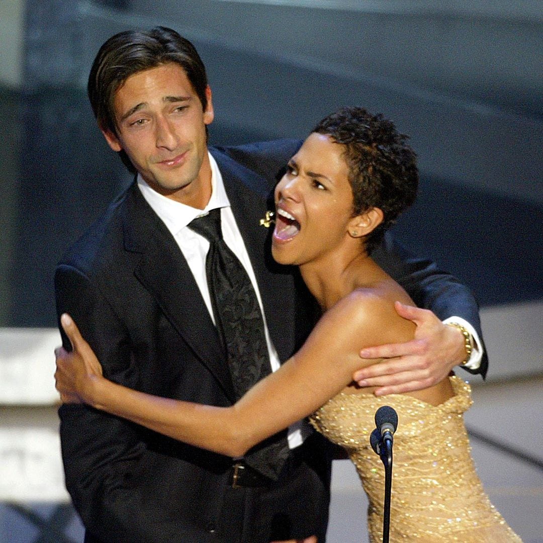 Adrien Brody and Halle Berry share another Oscars kiss 22 years later