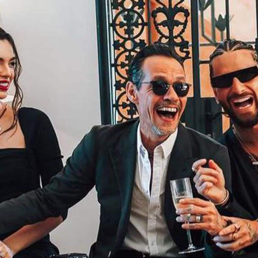 Maluma celebrates his 29th birthday alongside David Beckham, Marc Anthony, and Nadia Ferreira