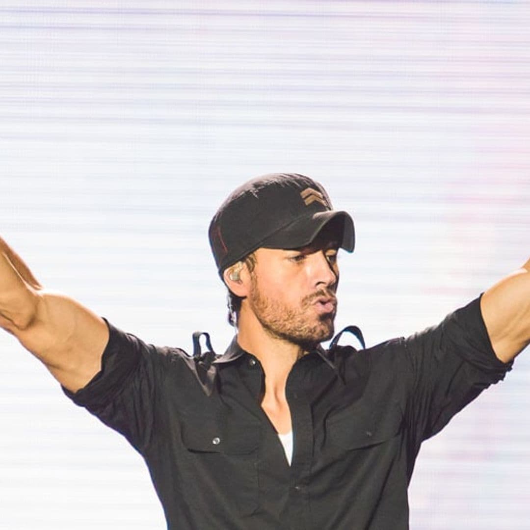 Enrique Iglesias is almost unrecognizable in rare throwback video from first ever meet and greet