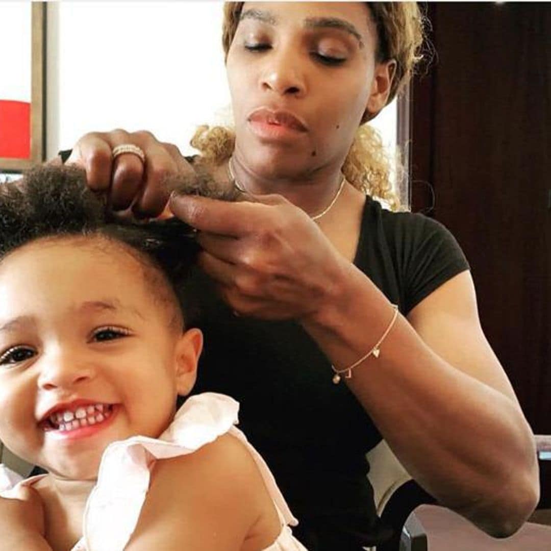 Serena Williams’ daughter Olympia steals the show in mom’s hilarious beauty tutorial