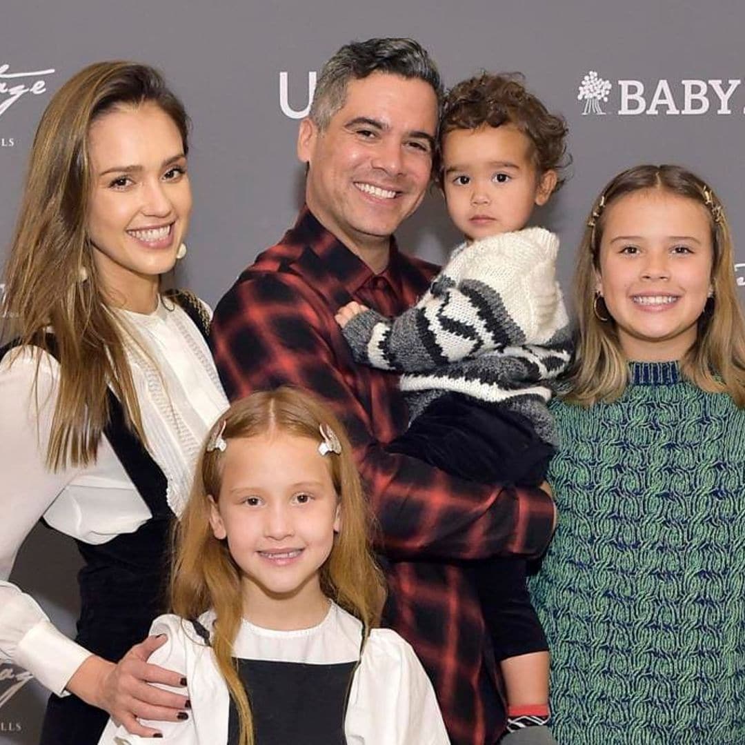 Jessica Alba and Cash Warren make rare red carpet appearance with three children