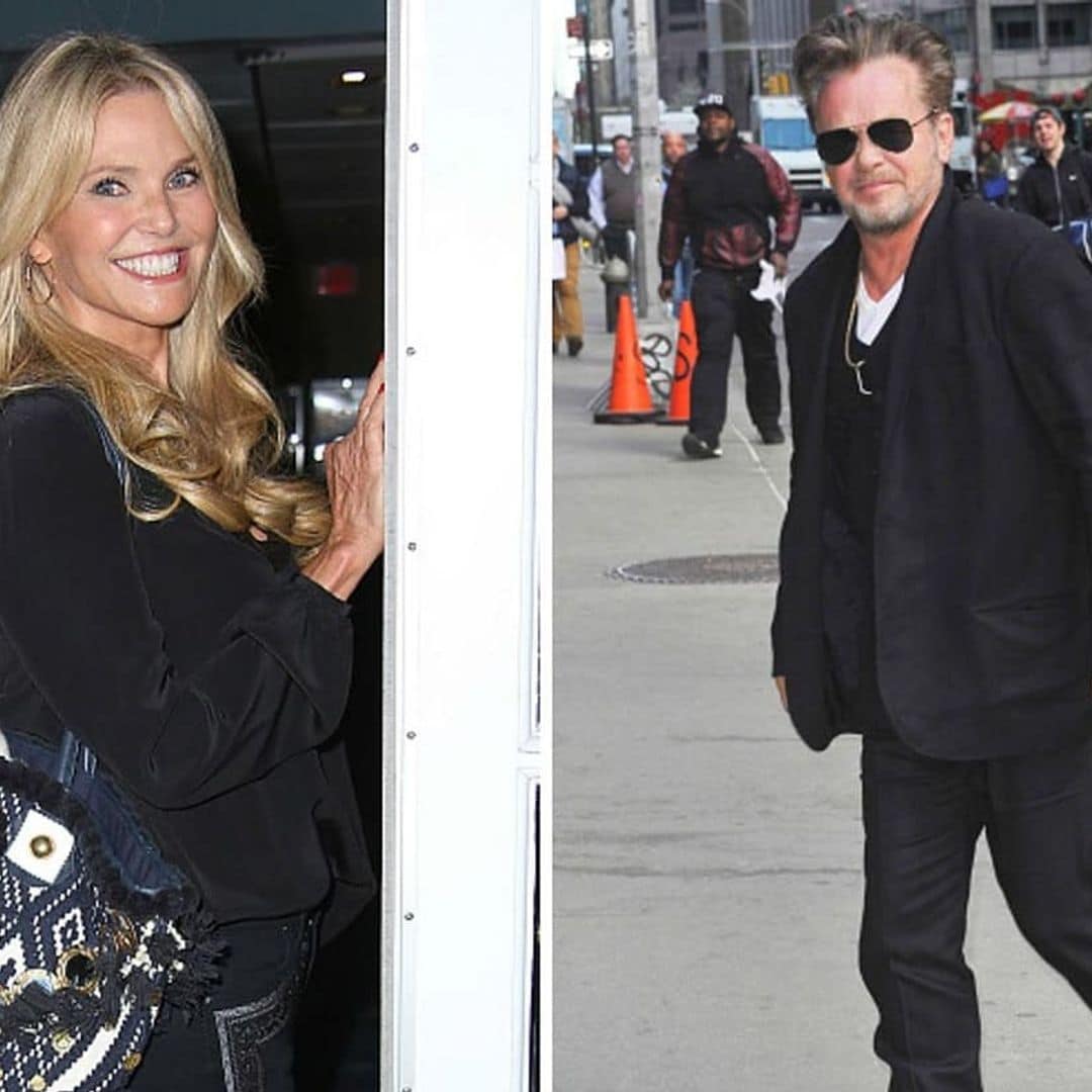 Christie Brinkley and John Mellencamp heat up NYC for date night