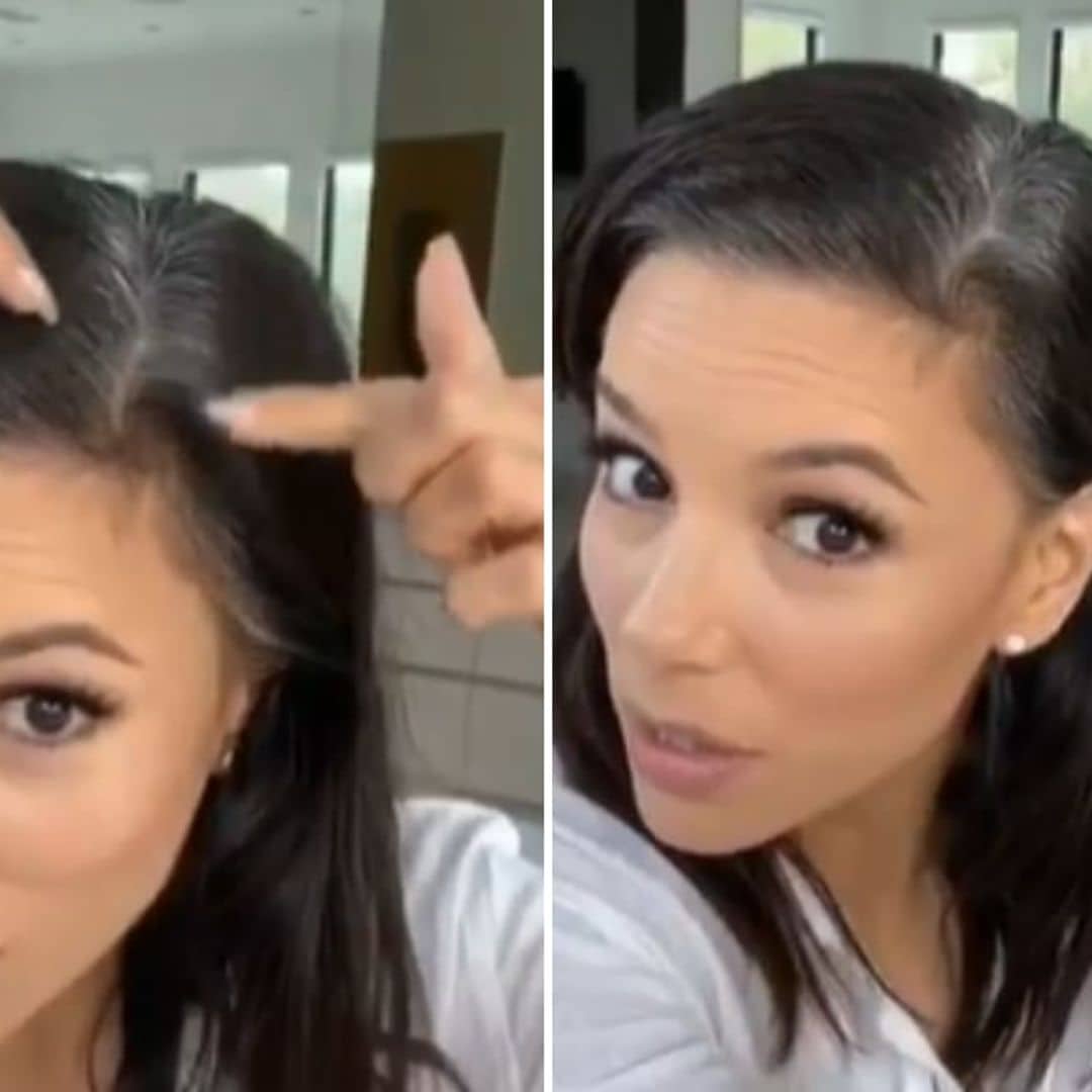Eva Longoria uses this $11 drugstore product to cover her grey roots