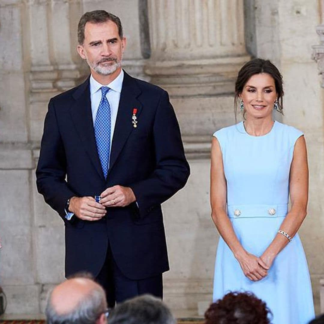 Spanish princesses make an appearance on 5th anniversary of father's coronation