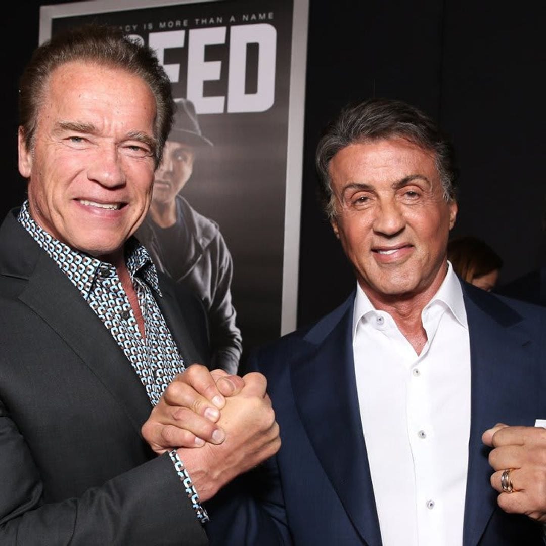 Sylvester Stallone and Arnold Schwarzenegger reunite after spending a year apart