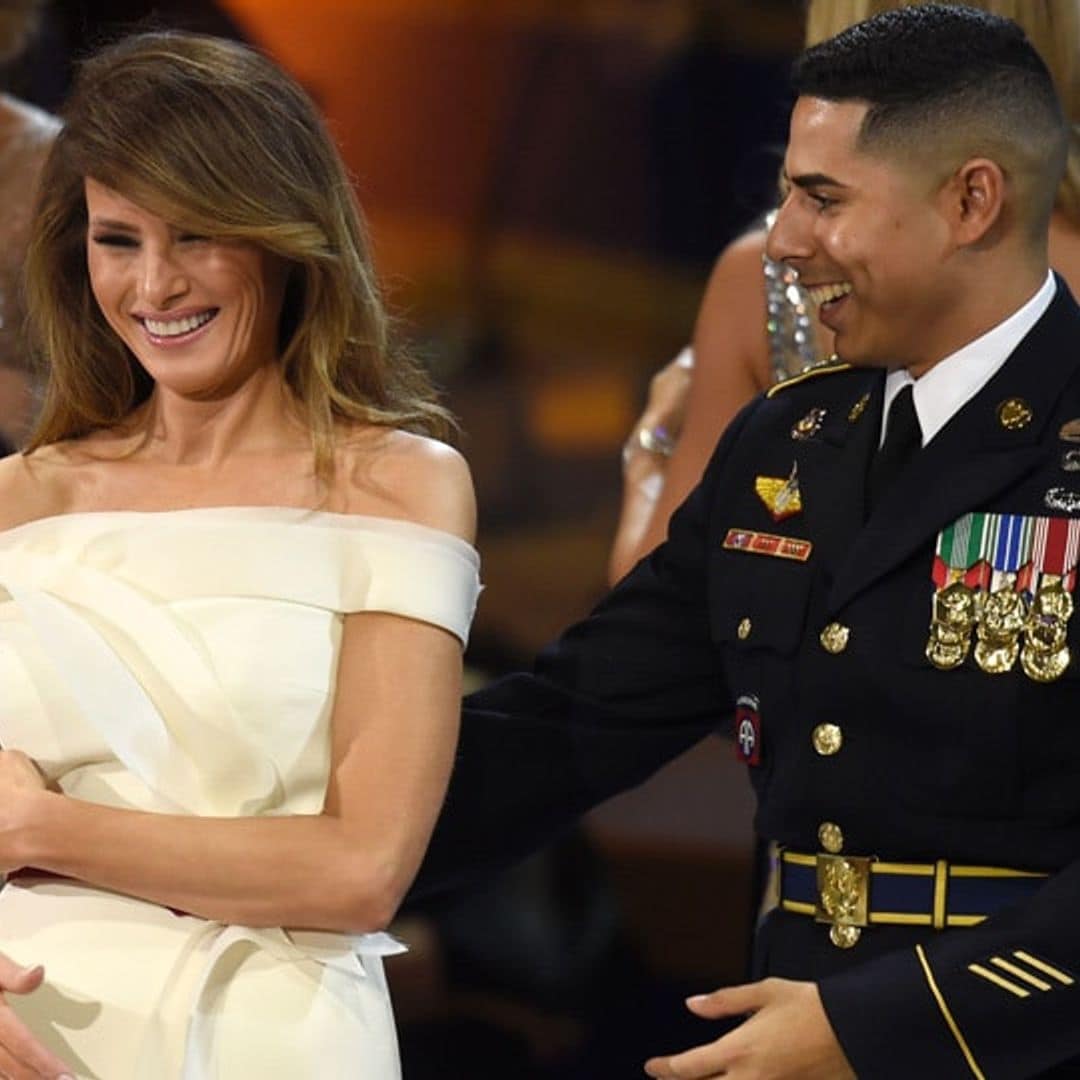 Soldier who danced with First Lady Melania Trump at Inaugural Ball reveals what they talked about