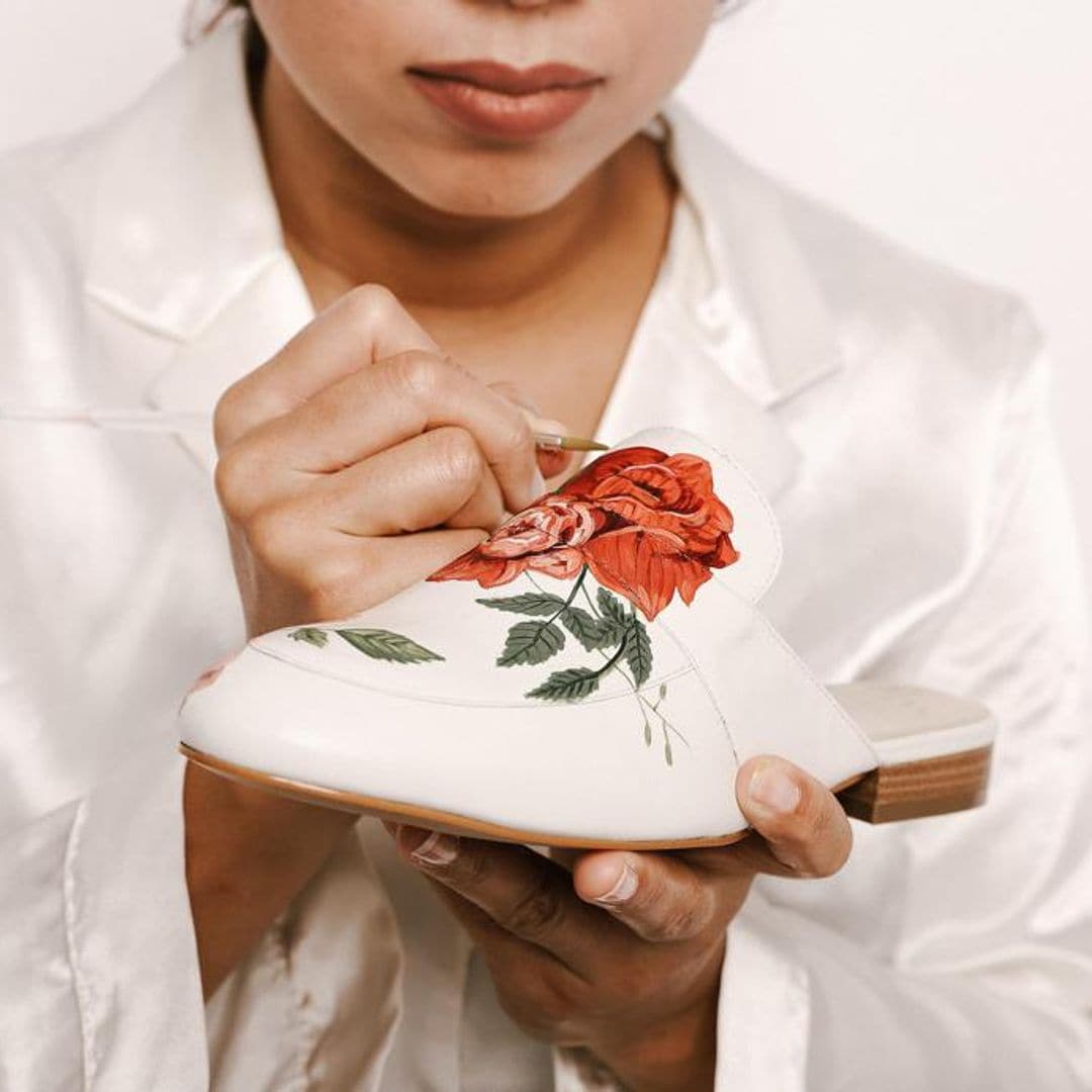 Meet the Latina shoe designer providing a canvas for local artists