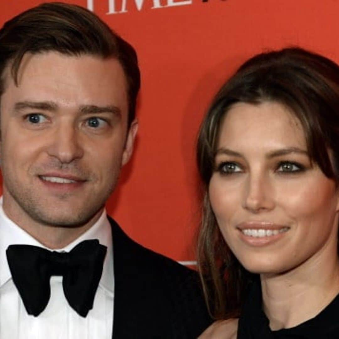 Justin Timberlake and Jessica Biel share first photo of baby son Silas