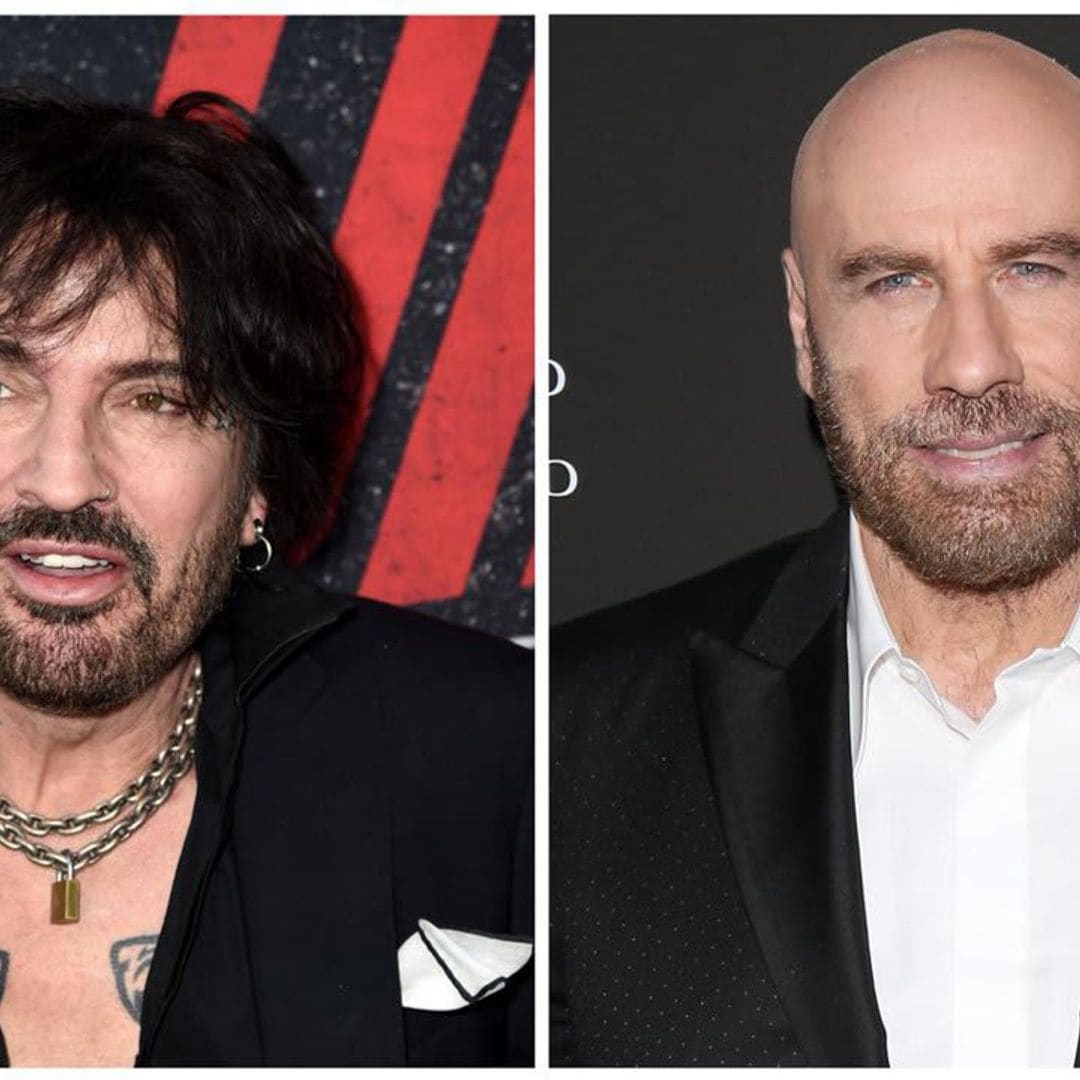 Unlikely baking besties Tommy Lee and John Travolta exchange cookie recipes