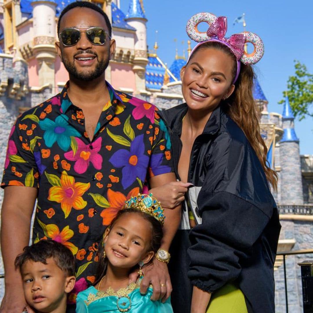 Chrissy Teigen shares first photo of baby Esti Maxine and her siblings