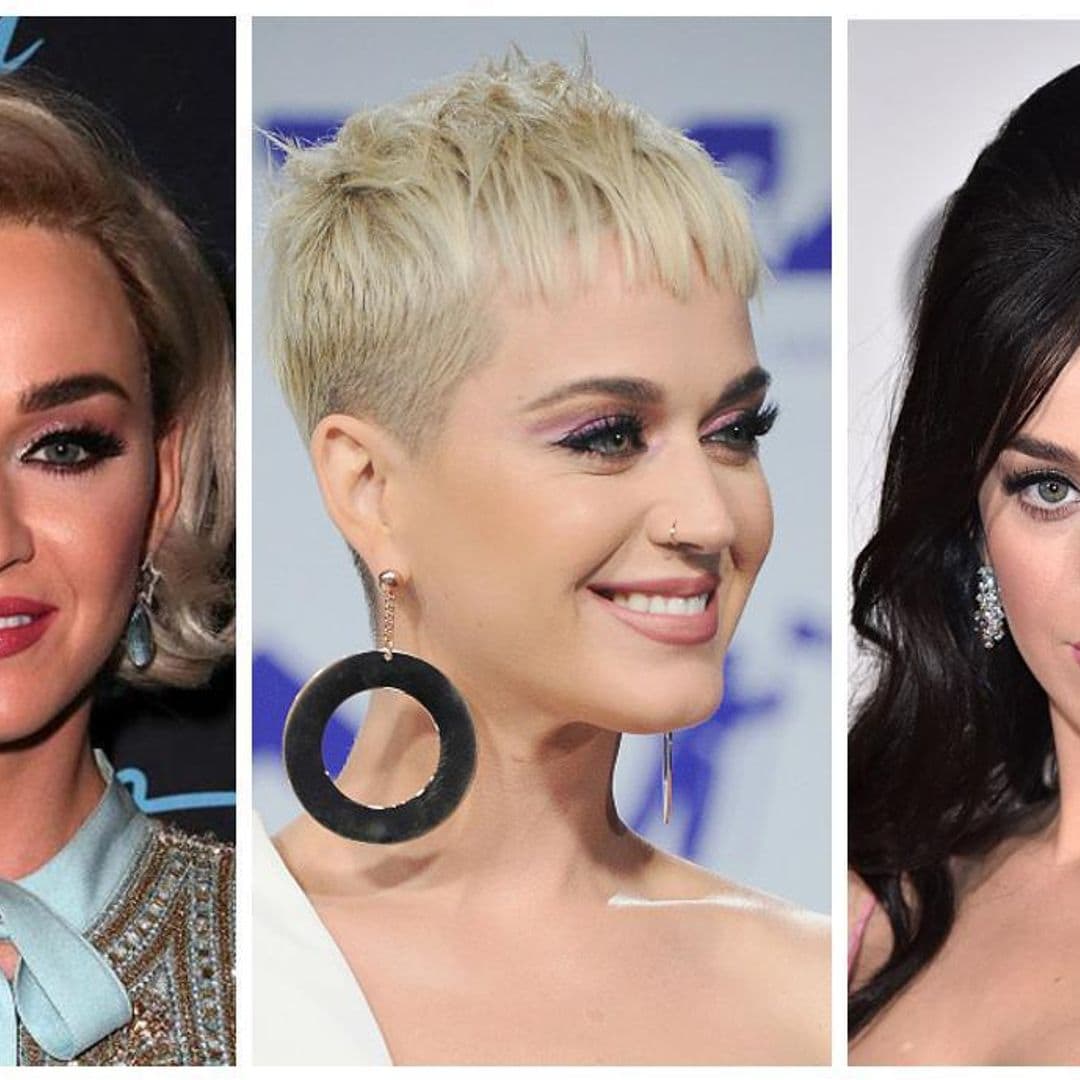 Icy blonde to brunette hues: Katy Perry gives us some serious hair inspo