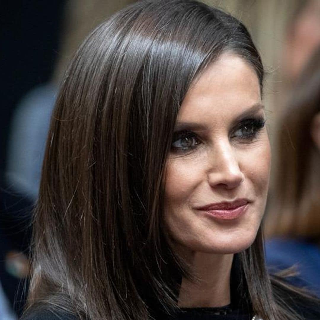 Queen Letizia wore the chicest all-black outfit twice in one day