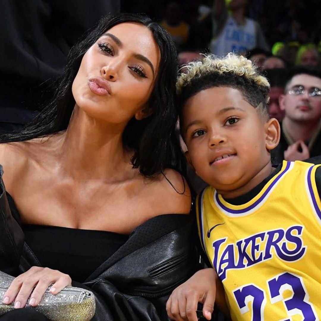 Kim Kardashian’s son celebrates his birthday with blonde hairstyle and LeBron James’ jersey