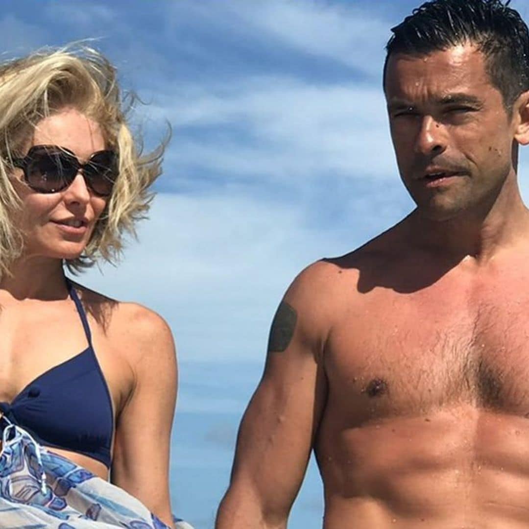 Kelly Ripa and Mark Consuelos talked about the actor’s incredible eyelashes