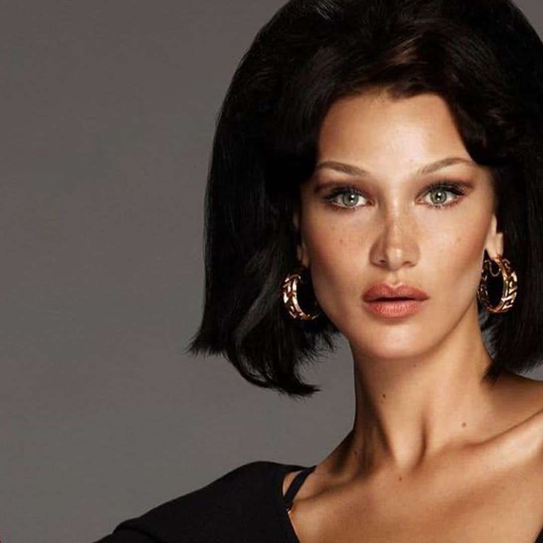 Bella Hadid puts her abs on display in new Versace ‘22 campaign