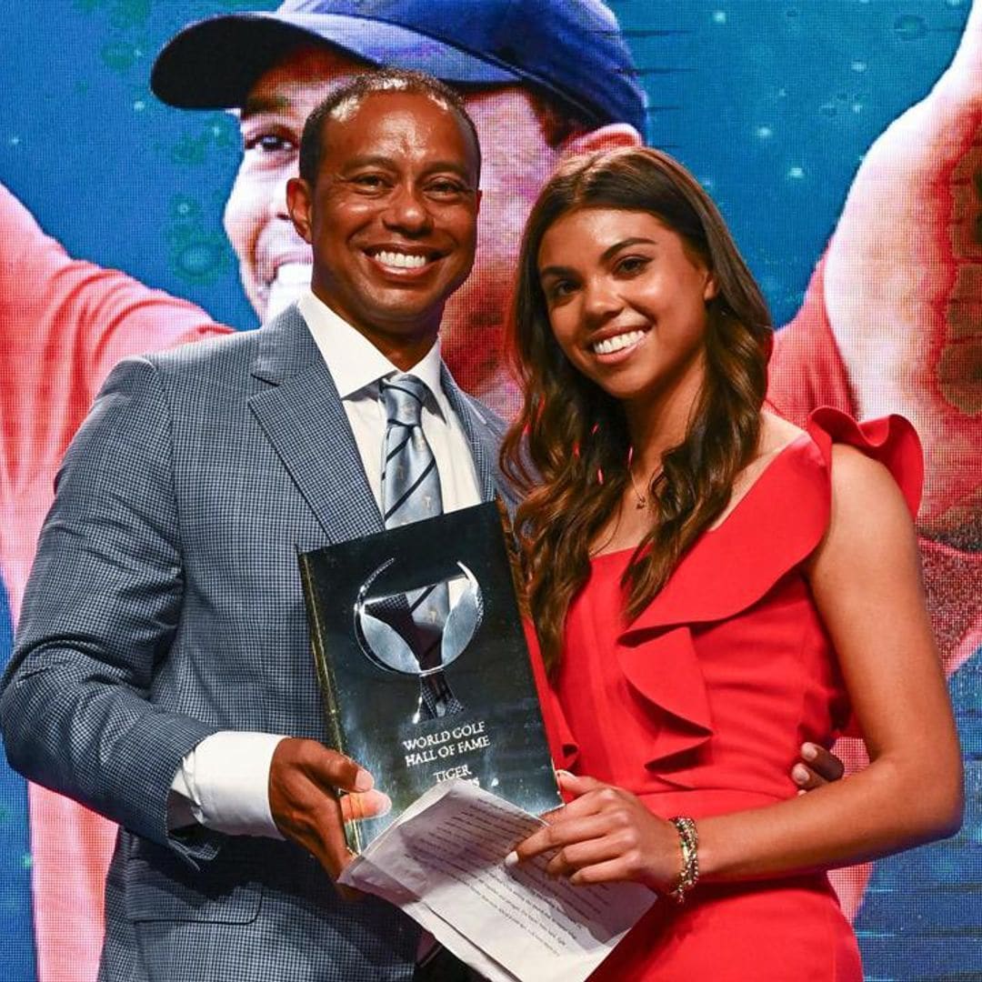 Tiger Woods’ daughter gives speech at dad’s World Golf Hall of Fame Induction ceremony: Watch