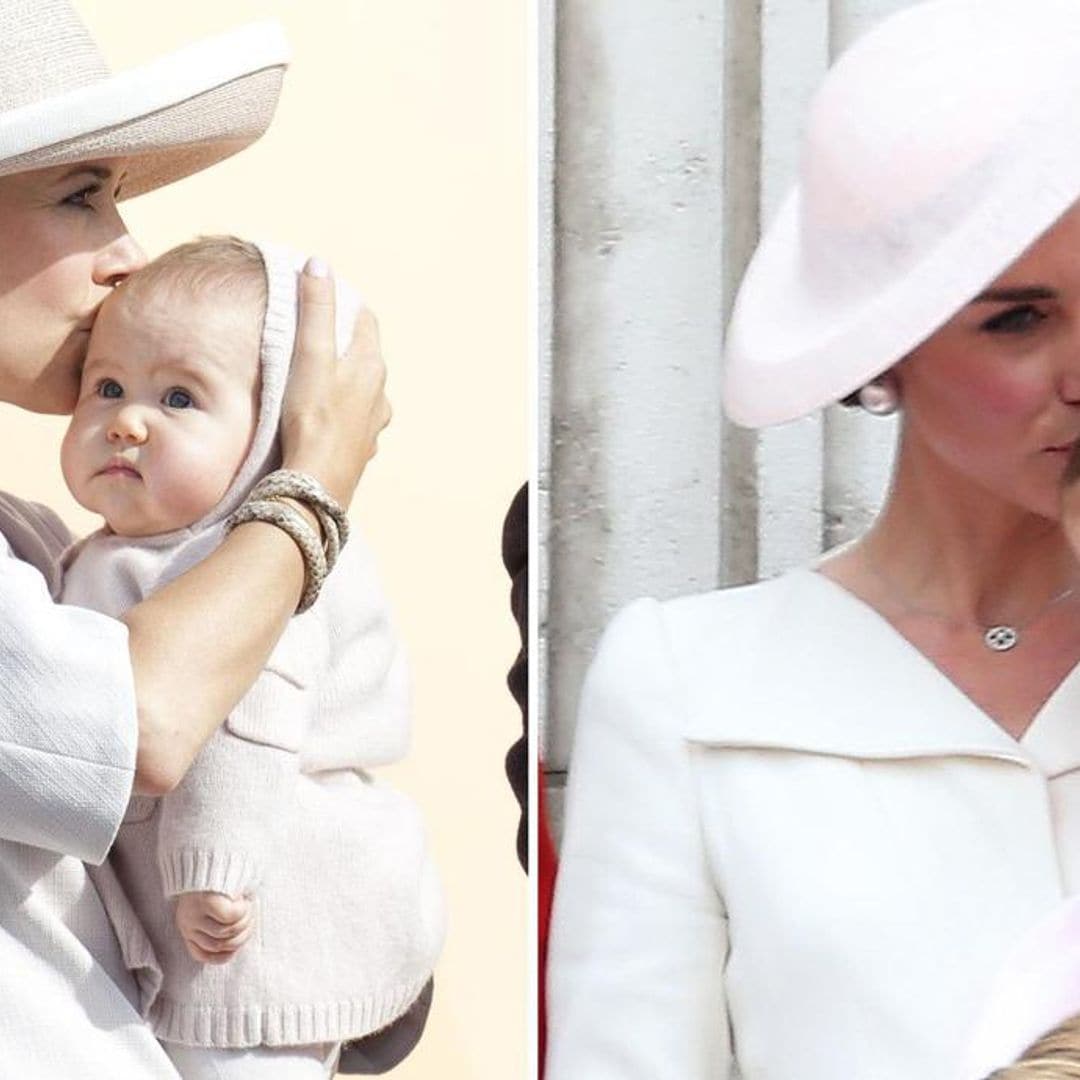 Meghan Markle, Kate Middleton and more royal moms who can’t resist kissing their kids