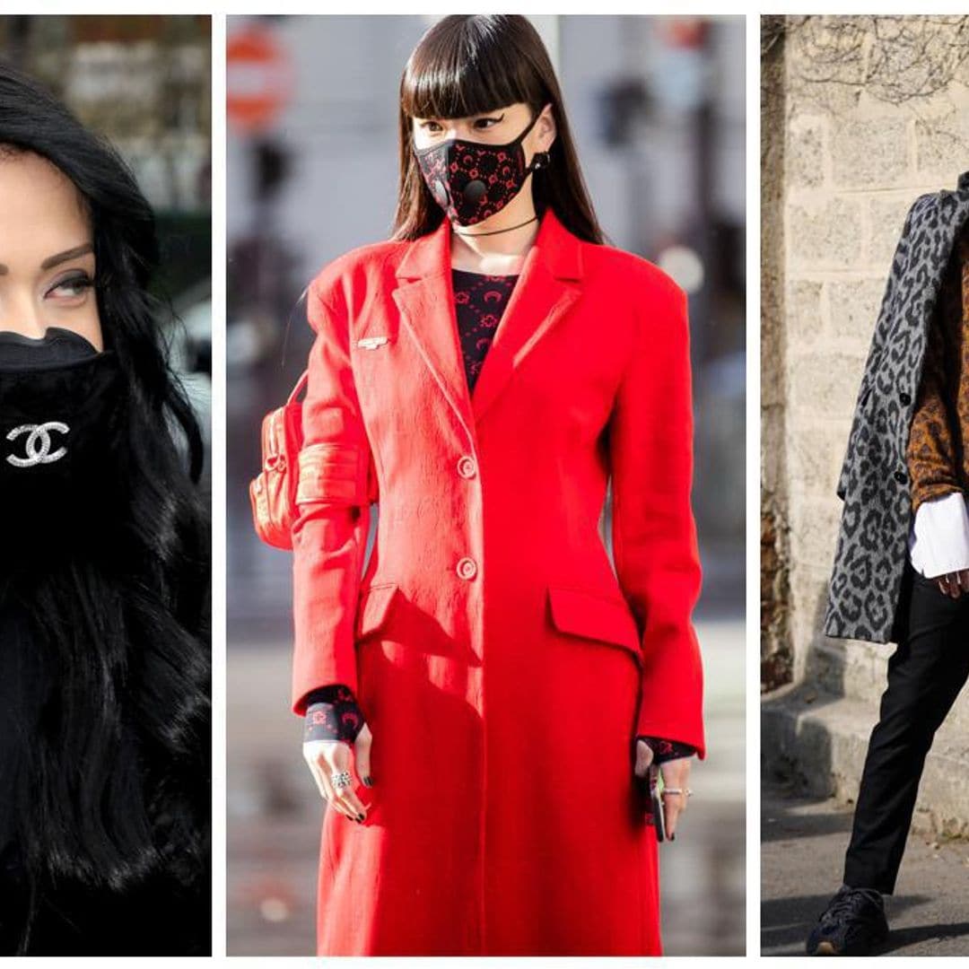 Would you wear a fancy designer face mask? These fashion influencers did