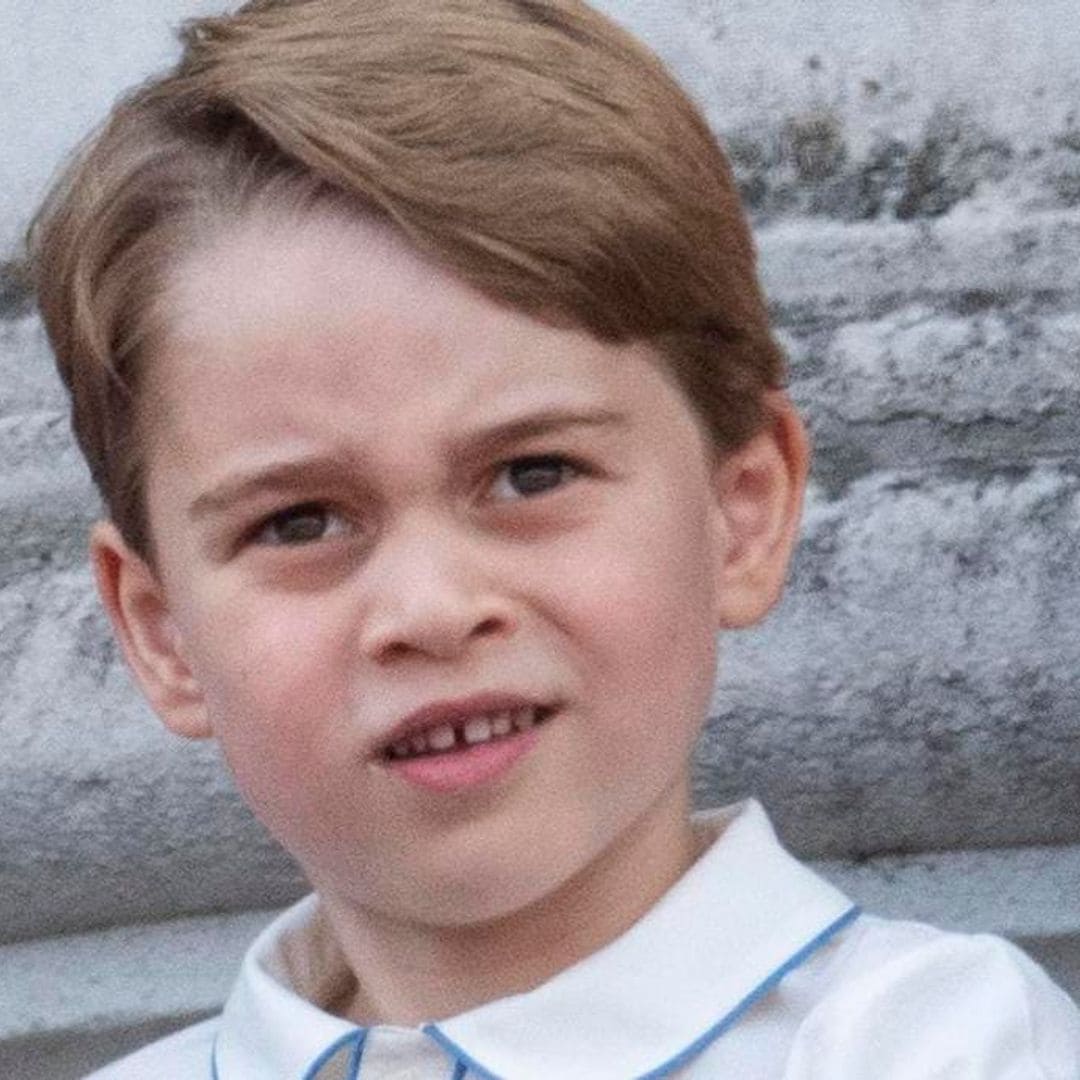 Unseen baby photo of Prince George spotted at royal residence