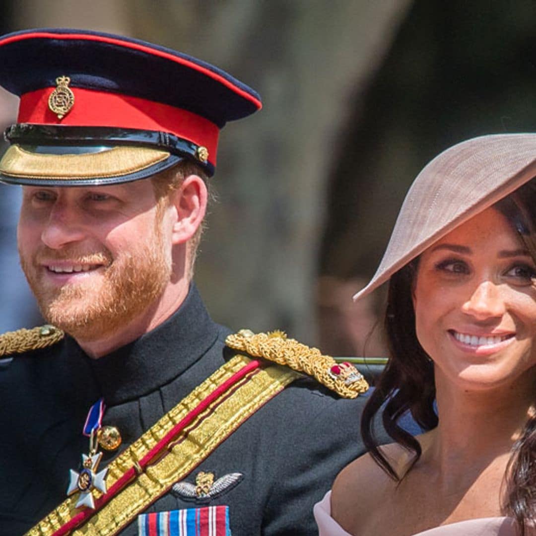 How Meghan Markle made it through her first Trooping the Colour with Prince Harry's help