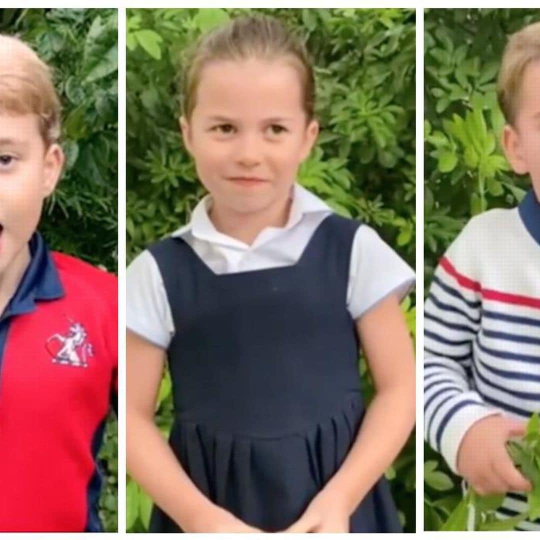 Prince Louis, Prince George and Princess Charlotte speak up in rare new video!