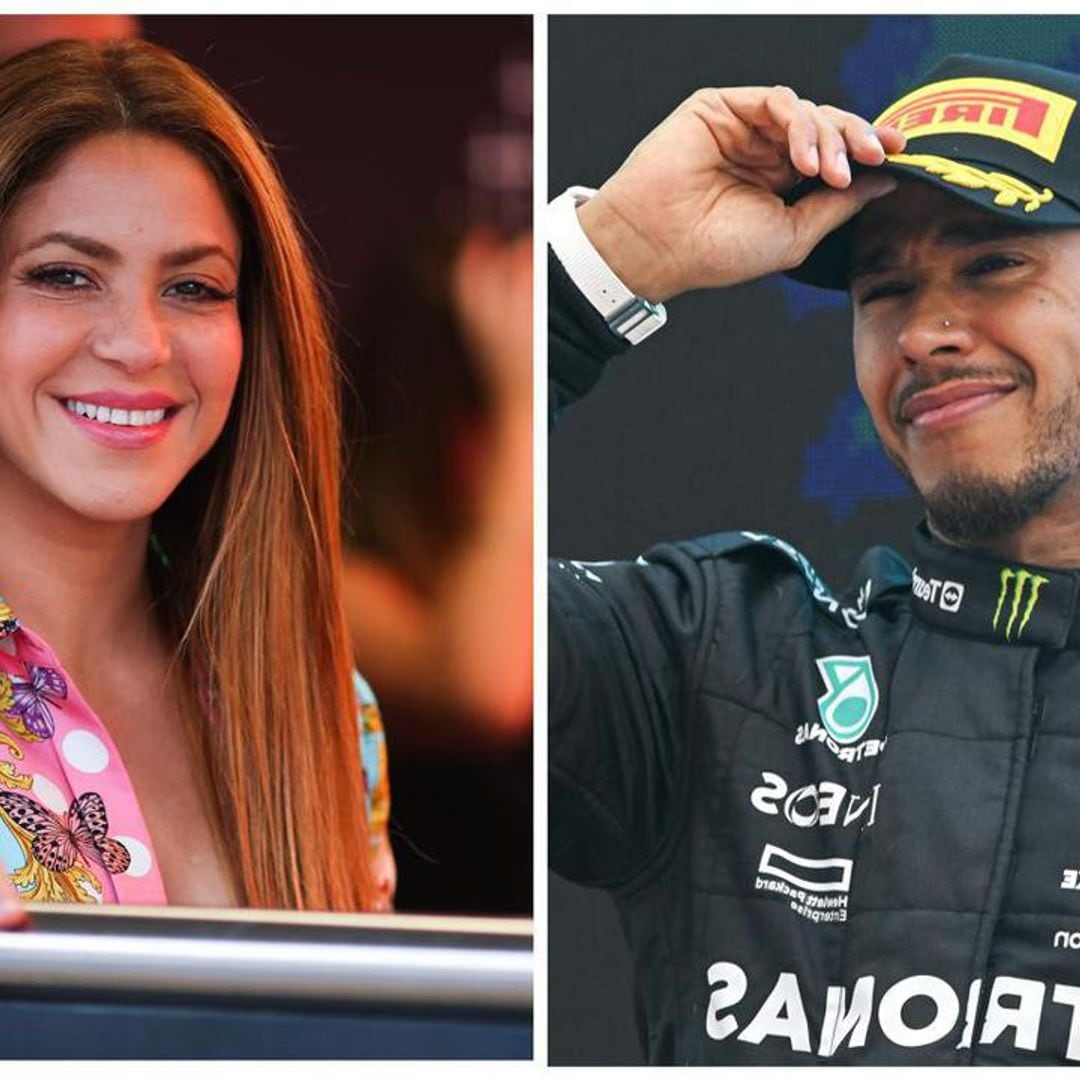 Shakira is in Barcelona with her rumored new love interest, Lewis Hamilton