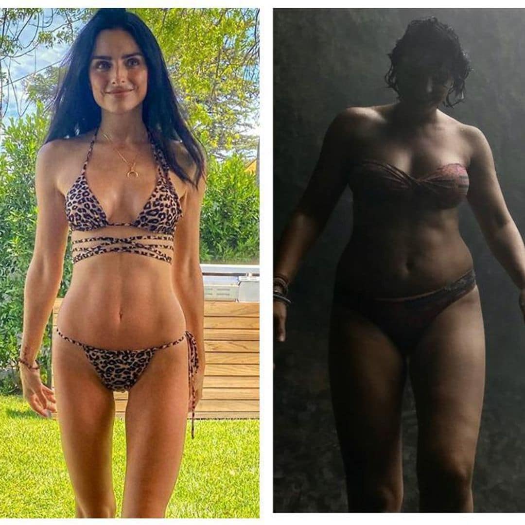 Aislinn Derbez shares unseen post-baby body photos and discusses weight loss ‘journey of drastic changes’